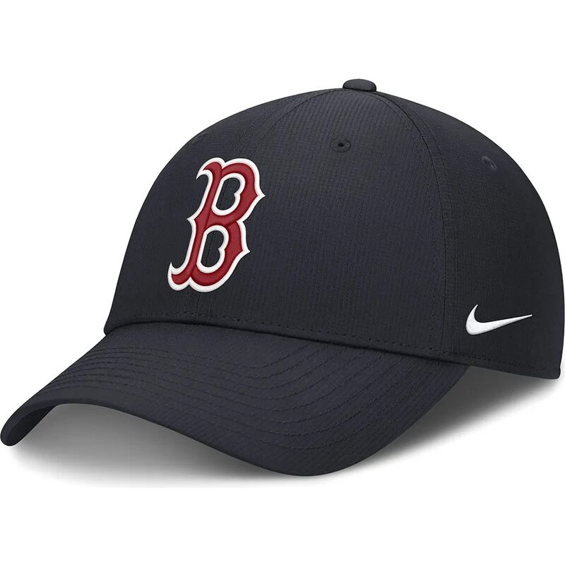 bone-curvo-azul-marinho-ajustavel-club-structured-uv-poly-ripstop-da-boston-red-sox-mlb-da-nike