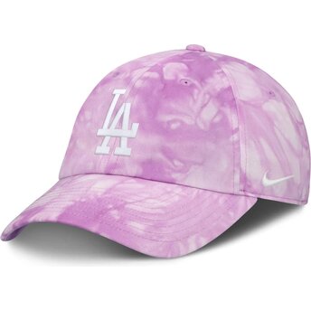 Boné curvo violeta ajustável Mothers Day Club Unstructured Organic Cotton da Los Angeles Dodgers MLB da Nike