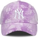 bone-curvo-violeta-ajustavel-mothers-day-club-unstructured-organic-cotton-da-new-york-yankees-mlb-da-nike