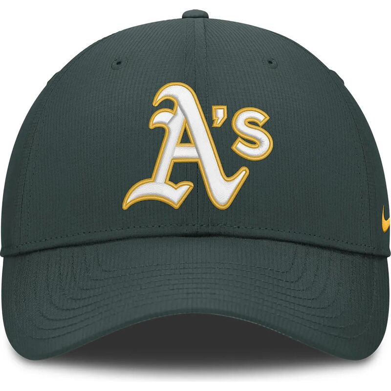 bone-curvo-verde-ajustavel-club-structured-uv-poly-ripstop-da-oakland-athletics-mlb-da-nike