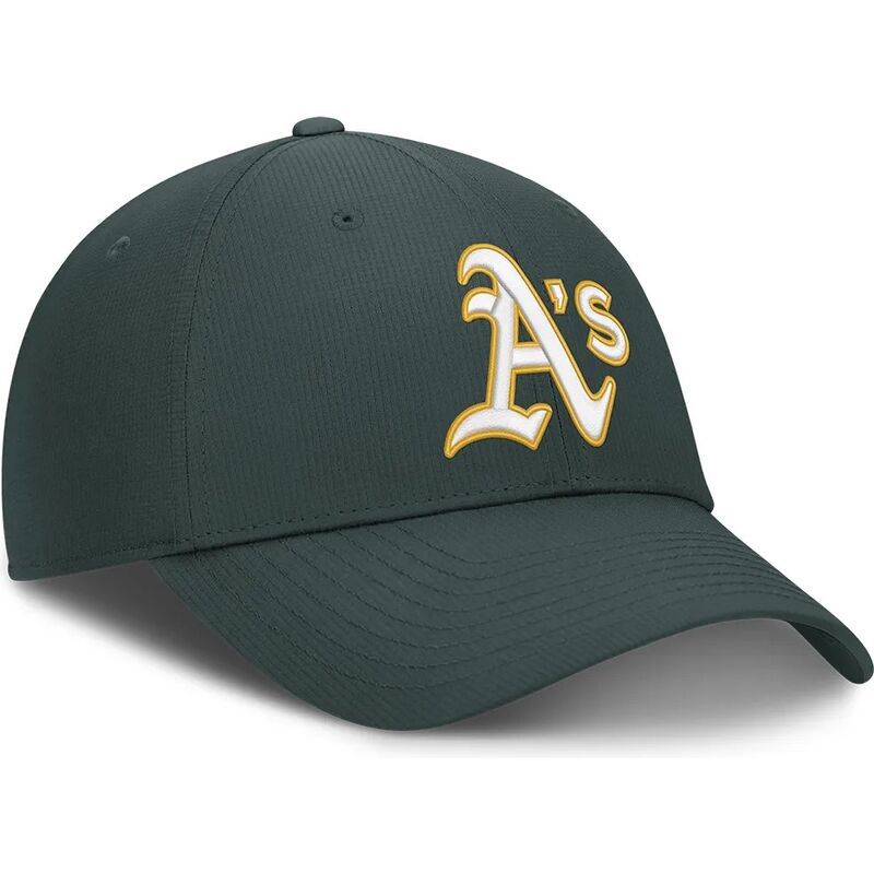 bone-curvo-verde-ajustavel-club-structured-uv-poly-ripstop-da-oakland-athletics-mlb-da-nike