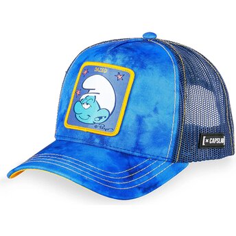 Boné trucker azul Dazed SMU CHAM Os Smurfs da Capslab