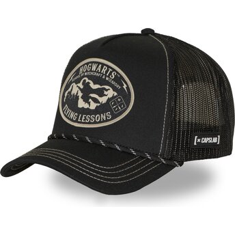Boné trucker preto HP4 FLY1B Harry Potter da Capslab