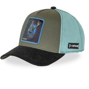 Boné trucker multicolor cervo BEA3 FORB Beasts da Capslab