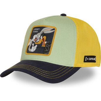 Boné trucker multicolor Bugs Bunny e Patolino LOO13 BADB Looney Tunes da Capslab