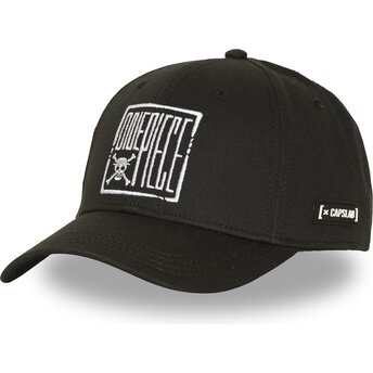 Boné curvo preto snapback OP7 EMBB One Piece da Capslab