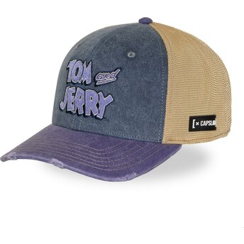 Boné trucker multicolor Tom and Jerry TAJ8 TAJB Looney Tunes da Capslab