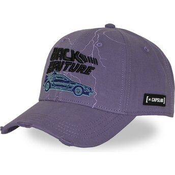 Boné curvo violeta snapback DMC DeLorean CLBTF1 BTFB Regresso ao Futuro da Capslab