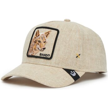 Boné curvo bege snapback coiote Bandit Coyote Cloth Rugged Comfort The Farm da Goorin Bros.