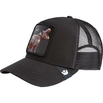 Boné trucker preto hipopótamo Gut Hippo Sport The Farm da...