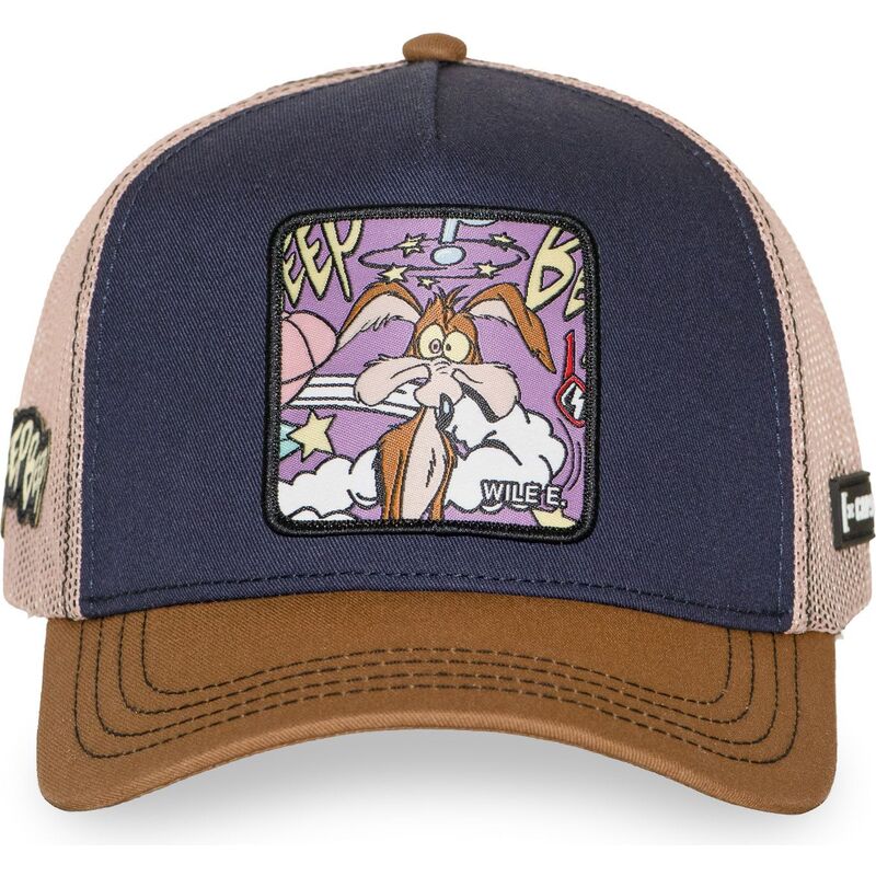 bone-trucker-azul-marinho-e-castanho-coiote-loo13-wilb-looney-tunes-da-capslab