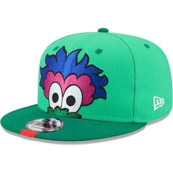 Boné plano verde snapback 9FIFTY All Star Game Fan Pack da Philadelphia Phillies MLB da New Era