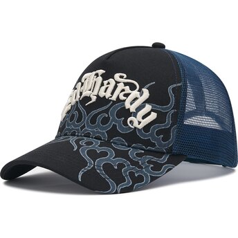 Boné trucker preto Flaming da Ed Hardy