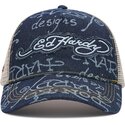bone-trucker-azul-marinho-e-bege-don-denim-da-ed-hardy