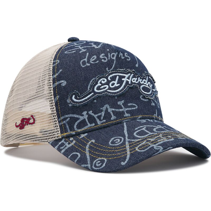 bone-trucker-azul-marinho-e-bege-don-denim-da-ed-hardy bone-trucker-azul-marinho-e-bege-don-denim-da-ed-hardy
