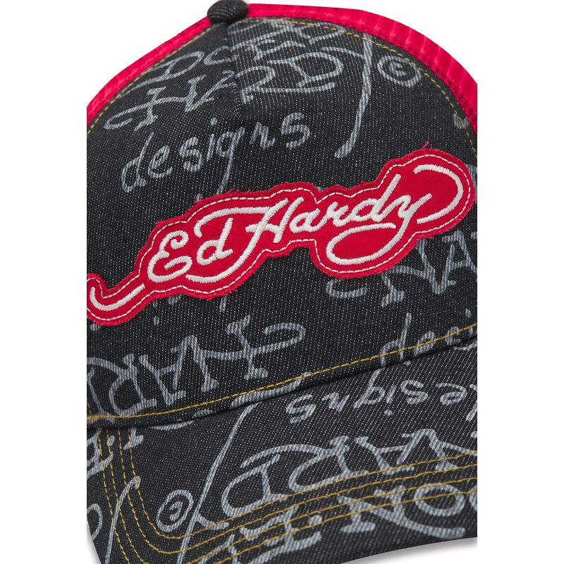 bone-trucker-preto-e-vermelho-don-denim-da-ed-hardy bone-trucker-preto-e-vermelho-don-denim-da-ed-hardy