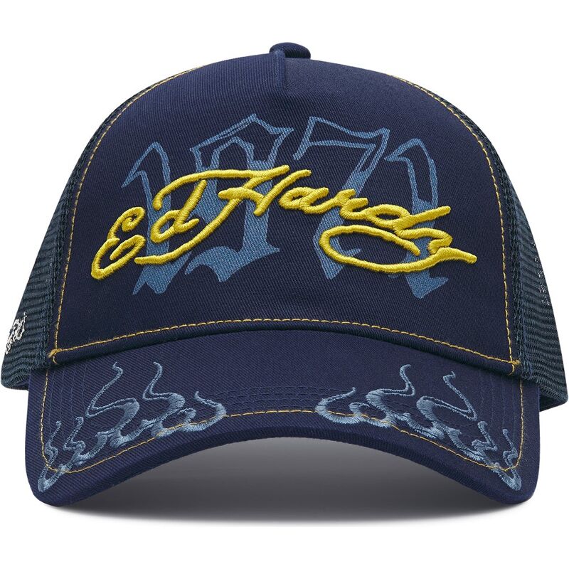 bone-trucker-azul-marinho-e-amarelo-1971-da-ed-hardy