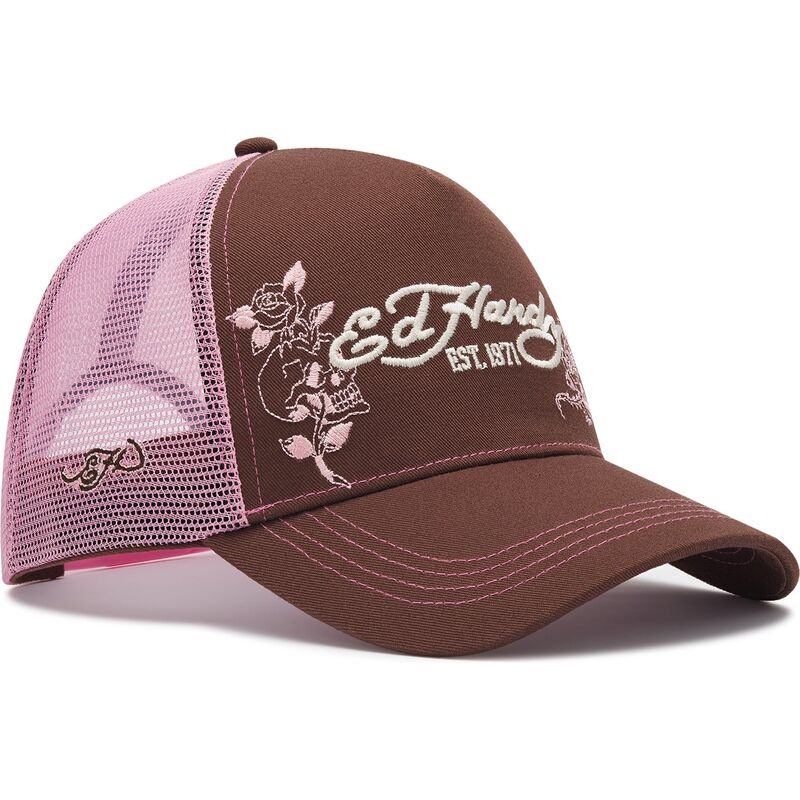 bone-trucker-castanho-e-rosa-skull-and-roses-da-ed-hardy bone-trucker-castanho-e-rosa-skull-and-roses-da-ed-hardy