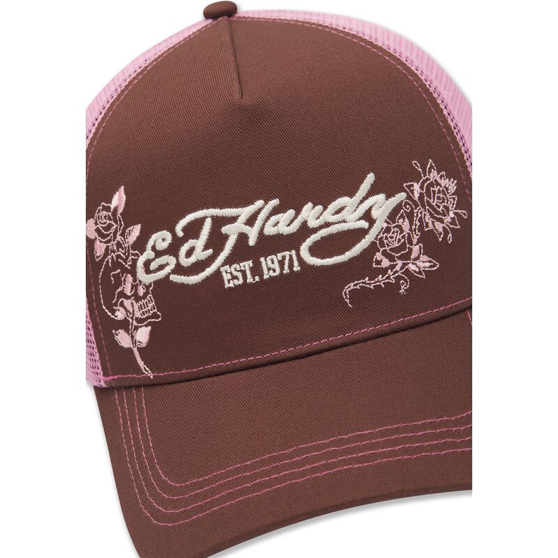 bone-trucker-castanho-e-rosa-skull-and-roses-da-ed-hardy bone-trucker-castanho-e-rosa-skull-and-roses-da-ed-hardy