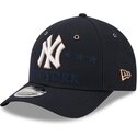 bone-curvo-azul-marinho-snapback-9forty-m-crown-all-star-game-da-new-york-yankees-mlb-da-new-era