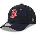 bone-curvo-azul-marinho-snapback-9forty-m-crown-all-star-game-da-boston-red-sox-mlb-da-new-era