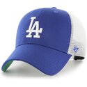 bone-trucker-azul-e-branco-para-crianca-mvp-branson-da-los-angeles-dodgers-mlb-da-47-brand