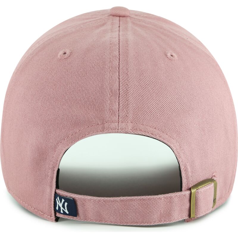 bone-curvo-rosa-ajustavel-para-crianca-clean-up-icon-alt-strawberry-da-new-york-yankees-mlb-da-47-brand