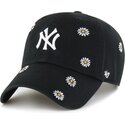 bone-curvo-preto-ajustavel-para-crianca-clean-up-scatter-da-new-york-yankees-mlb-da-47-brand