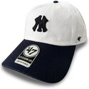 bone-curvo-bege-e-azul-marinho-ajustavel-clean-up-contemporary-two-tone-da-new-york-yankees-mlb-da-47-brand
