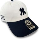 bone-curvo-bege-e-azul-marinho-ajustavel-clean-up-contemporary-two-tone-da-new-york-yankees-mlb-da-47-brand