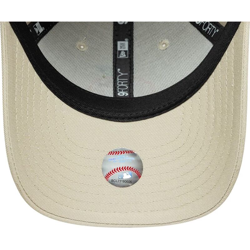 bone-curvo-bege-ajustavel-para-crianca-9forty-fruit-icon-orange-da-los-angeles-dodgers-mlb-da-new-era