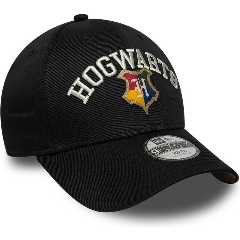 bone-curvo-preto-snapback-para-crianca-9forty-wordmark-da-hogwarts-harry-potter-da-new-era