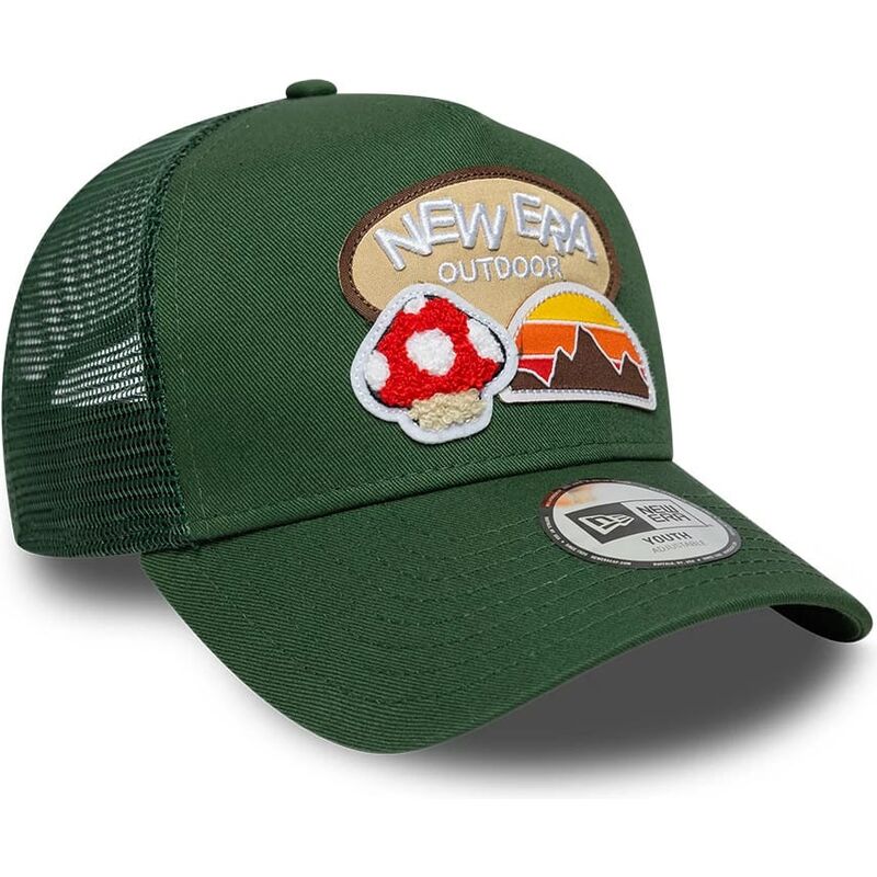 bone-trucker-verde-para-crianca-a-frame-outdoor-da-new-era