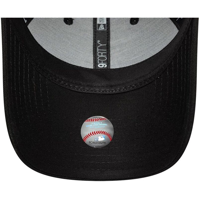 bone-curvo-preto-ajustavel-para-mulheres-9forty-tort-infill-da-los-angeles-dodgers-mlb-da-new-era