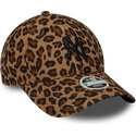 bone-curvo-leopardo-ajustavel-para-mulheres-com-logo-preto-9forty-leaopard-cord-da-new-york-yankees-mlb-da-new-era