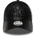 bone-curvo-preto-ajustavel-para-mulheres-com-logo-preto-9forty-pu-pattern-da-new-york-yankees-mlb-da-new-era