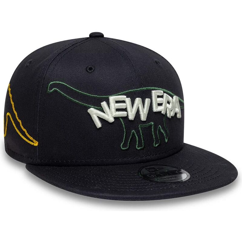 bone-plano-azul-marinho-snapback-para-crianca-9fifty-dino-da-new-era bone-plano-azul-marinho-snapback-para-crianca-9fifty-dino-da-new-era