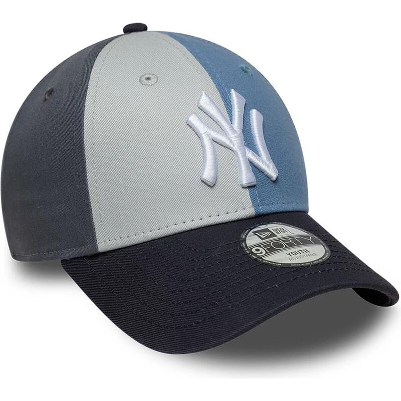 bone-curvo-multicolor-ajustavel-para-crianca-9forty-colourblock-da-new-york-yankees-mlb-da-new-era