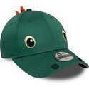 bone-curvo-verde-snapback-para-crianca-9forty-dino-face-da-new-era