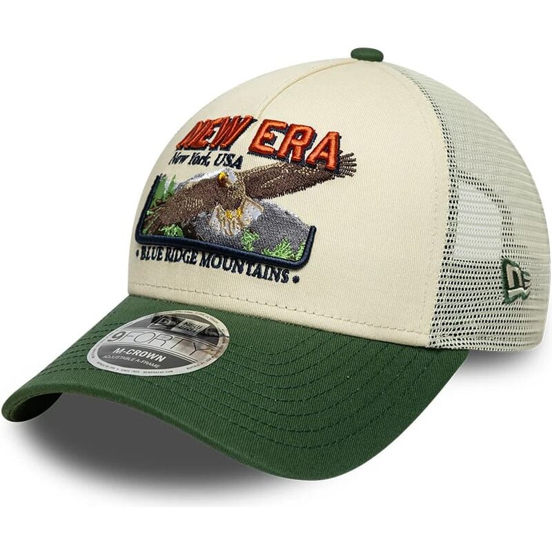 bone-trucker-verde-e-bege-9forty-m-crown-a-frame-graphic-da-new-era