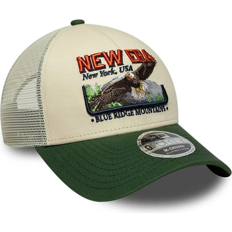 bone-trucker-verde-e-bege-9forty-m-crown-a-frame-graphic-da-new-era