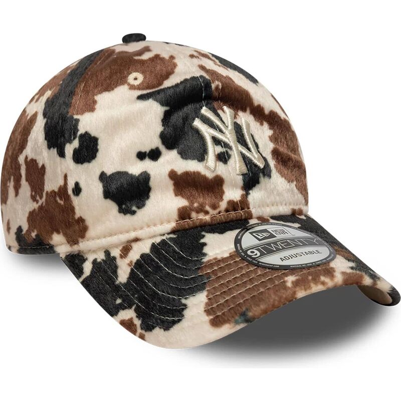 bone-curvo-castanho-ajustavel-9twenty-animal-print-da-new-york-yankees-mlb-da-new-era bone-curvo-castanho-ajustavel-9twenty-animal-print-da-new-york-yankees-mlb-da-new-era