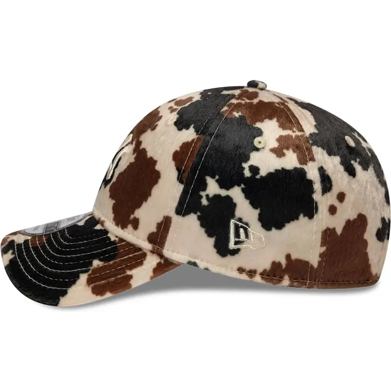 bone-curvo-castanho-ajustavel-9twenty-animal-print-da-new-york-yankees-mlb-da-new-era bone-curvo-castanho-ajustavel-9twenty-animal-print-da-new-york-yankees-mlb-da-new-era