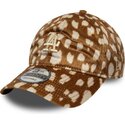 bone-curvo-castanho-ajustavel-9twenty-animal-print-da-los-angeles-dodgers-mlb-da-new-era