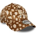 bone-curvo-castanho-ajustavel-9twenty-animal-print-da-los-angeles-dodgers-mlb-da-new-era
