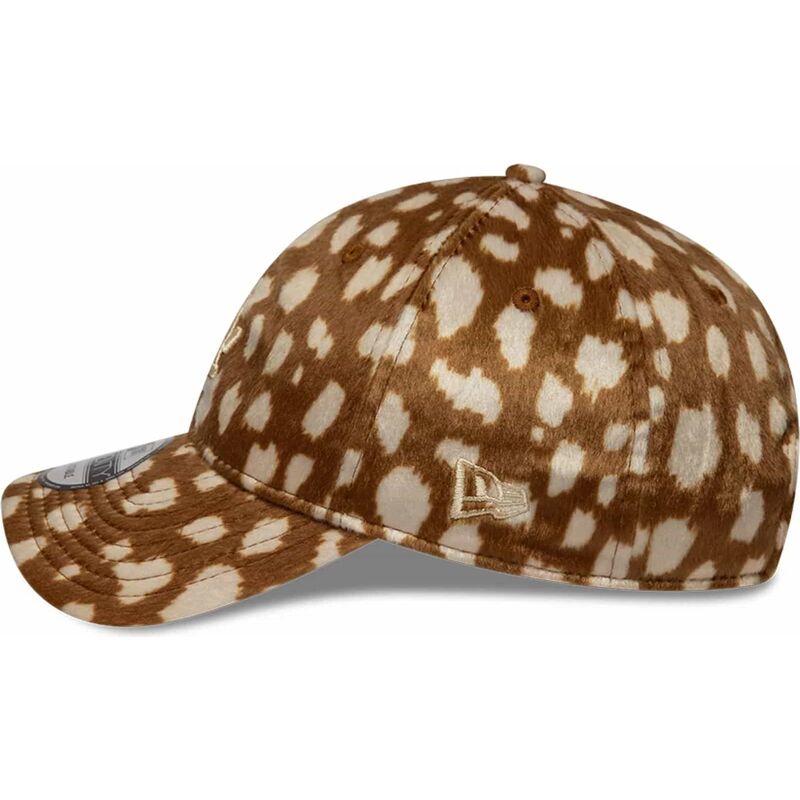 bone-curvo-castanho-ajustavel-9twenty-animal-print-da-los-angeles-dodgers-mlb-da-new-era