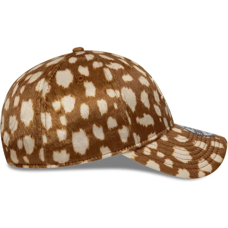 bone-curvo-castanho-ajustavel-9twenty-animal-print-da-los-angeles-dodgers-mlb-da-new-era