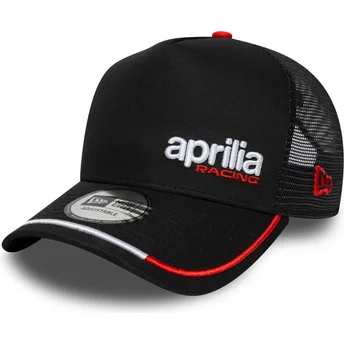 Boné trucker preto E Frame Flawless Aprilia Piaggio da New Era