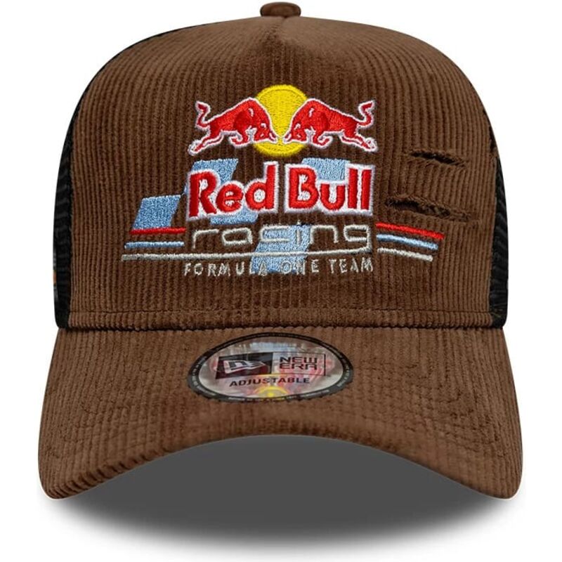 bone-trucker-castanho-e-preto-a-frame-distressed-cord-da-red-bull-racing-formula-1-da-new-era bone-trucker-castanho-e-preto-a-frame-distressed-cord-da-red-bull-racing-formula-1-da-new-era