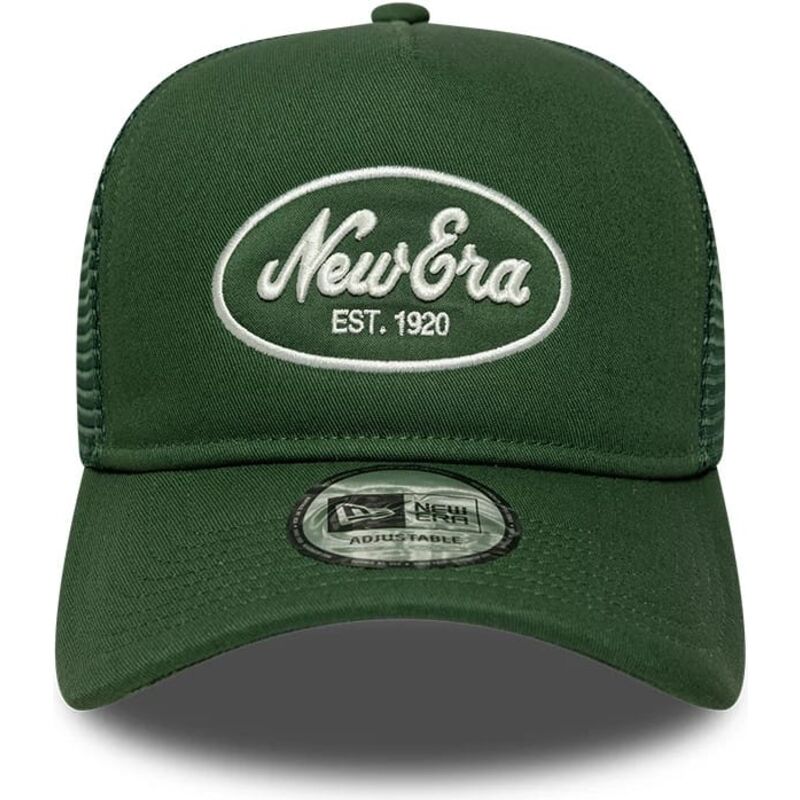 bone-trucker-verde-a-frame-oval-patch-foam-da-new-era